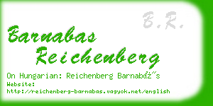 barnabas reichenberg business card